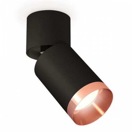 Комплект спота Ambrella light Techno Spot XM (A2221, C6313, N6135) XM6313045, в современном стиле, цвет черный