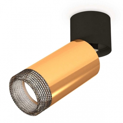 Комплект спота Ambrella light Techno Spot XM (A2221, C6327, N6151) XM6327041, в стиле модерн, цвет золотой