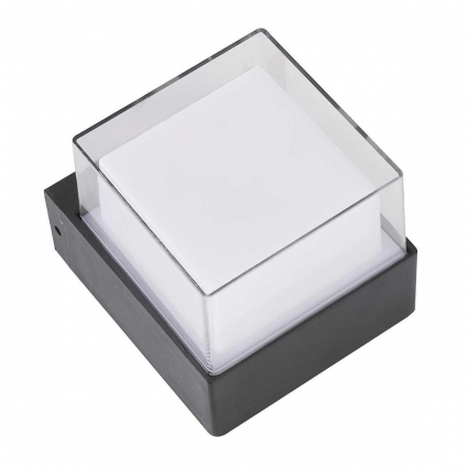 Уличный настенный светодиодный светильник Uniel ULU-P25A-5W/4000K IP65 Black UL-00010517 в современном стиле, цвет белый