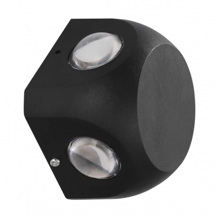 Уличный настенный светодиодный светильник Uniel ULU-P30D-4W/4000K IP65 Black UL-00010521 в современном стиле, цвет черный