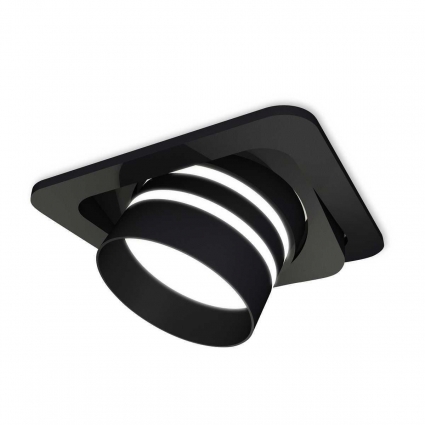 Комплект встраиваемого спота Ambrella light Techno Spot XC (C7659, N7142) XC7659082, в современном стиле, цвет черный