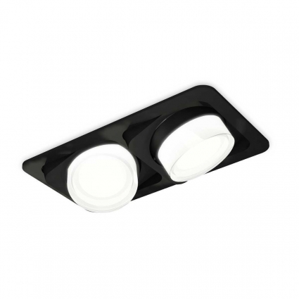 Комплект встраиваемого спота Ambrella light Techno Spot XC (C7664, N7160) XC7664083, в современном стиле, цвет черный