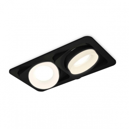 Комплект встраиваемого спота Ambrella light Techno Spot XC (C7664, N7165) XC7664084, в современном стиле, цвет черный