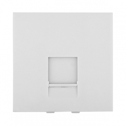 Накладка LK Studio для розетки телефонной, компьютерной RJ,45х45мм (белый) LK45 853204-1, цвет белый