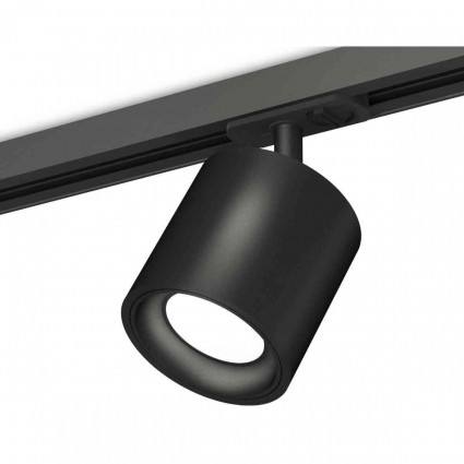 Комплект трекового светильника Ambrella light Track System XT7532001 SBK черный песок (A2537, C7532, N7021), в стиле Хай-тек, цвет черный