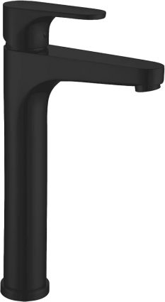 Смеситель для раковины Abber Eleganz AF8311B черный однорычажный, длина излива 14.1 см
