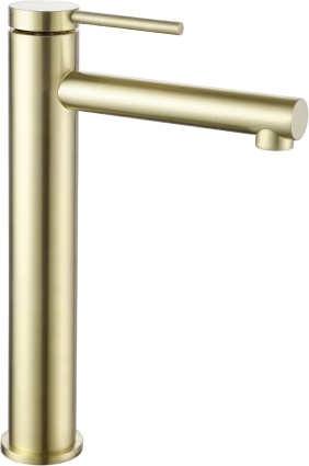 Смеситель для раковины Abber Emotion AF8811G золото однорычажный, длина излива 16.2 см
