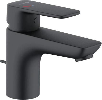 Смеситель для раковины Kludi Pure&Style 403883975 черный матовый однорычажный