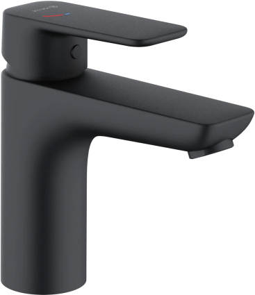 Смеситель для раковины Kludi Pure&Style 401983975 черный матовый однорычажный, длина излива 11 см