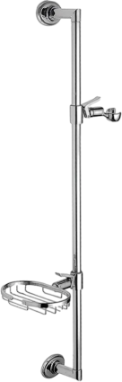 Душевая штанга Potato P9022 хром, 75.5 см