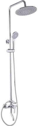 Душевая стойка Milardo Stripe STRSB1FM06 хром, штанга 152.1 см