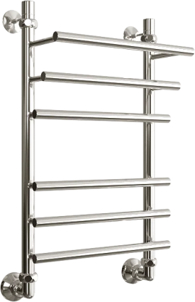 Полотенцесушитель водяной Двин F primo 70/40 1"-3/4"-1/2", полированный хром, лесенка