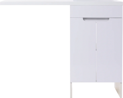 Тумба для комплекта Orange Sistema 60 R белый глянец, под стиральную машину, напольная, с дверками