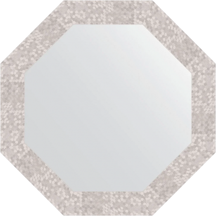 Зеркало Evoform Octagon BY 3746 63 соты алюминий, в багетной раме