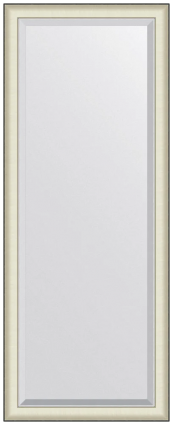 Зеркало Evoform Exclusive Floor BY 6191 79х200 белая кожа с хромом, в багетной раме, напольное в стиле ретро