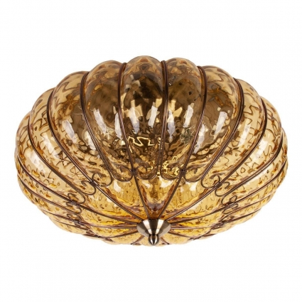 Потолочный светильник Abrasax Cornelia 2244/4(amber) в стиле прованс, цвет бронза