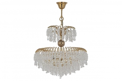 Подвесная люстра Arti Lampadari Bronte E 1.5.60.106 G цвет золотой, мощность 400 Вт