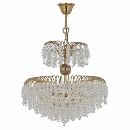 Подвесная люстра Arti Lampadari Bronte E 1.5.80.106 G цвет золотой, мощность 640 Вт