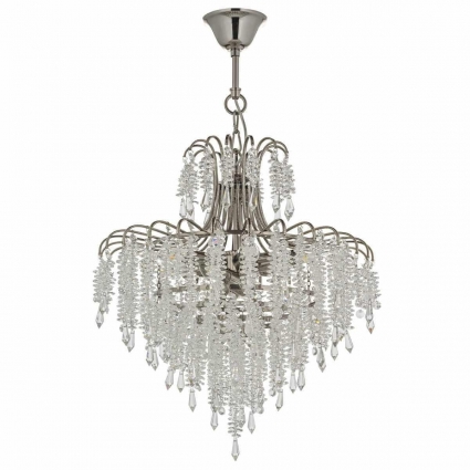 Подвесная люстра Arti Lampadari Erli E 1.5.50.105 N цвет никель, мощность 320 Вт