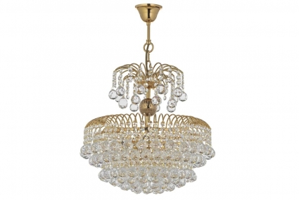 Подвесная люстра Arti Lampadari Pompei E 1.5.40.100 G цвет золотой, мощность 200 Вт