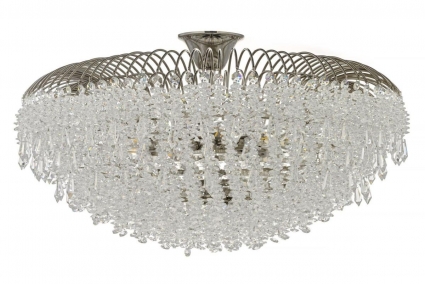 Потолочная люстра Arti Lampadari Delia E 1.3.80.105 N цвет никель, мощность 640 Вт
