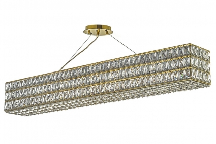 Подвесной светильник Arti Lampadari Lioni E 1.5.100x16.100 G в стиле модерн, цвет золотой