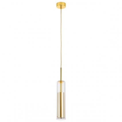 Подвесной светильник Lightstar Cilino 756012 в стиле Хай-тек, цвет золотой