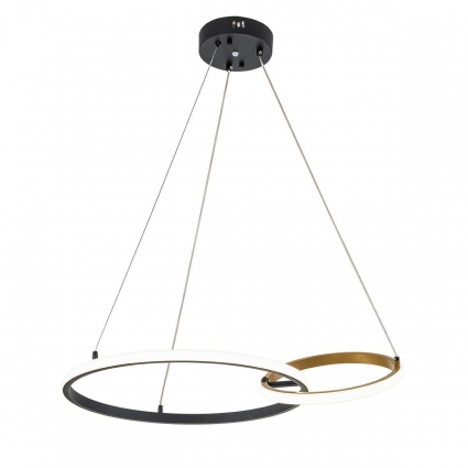 Подвесной светодиодный светильник Escada Relation 10230/2LED Black/Gold в стиле Хай-тек, цвет черный