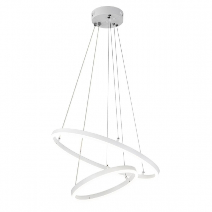 Подвесной светодиодный светильник Escada Void 10254/2LED White APP в стиле Хай-тек, цвет белый