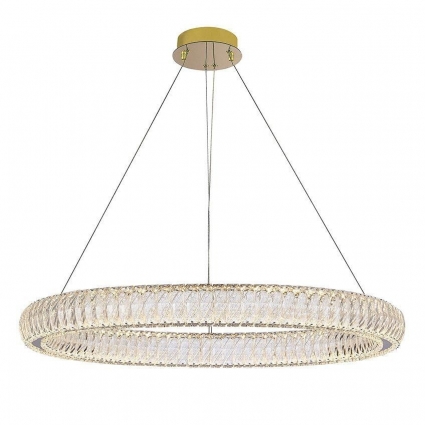 Подвесной светодиодный светильник Newport 8291/80 gold М0068618 в стиле модерн, цвет золотой
