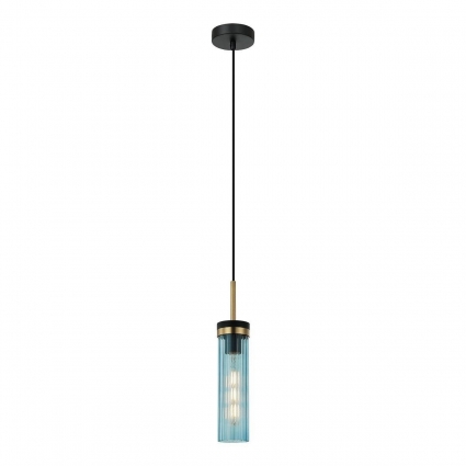 Подвесной светильник Lussole LOFT Blount LSP-8867 в стиле модерн, цвет голубой