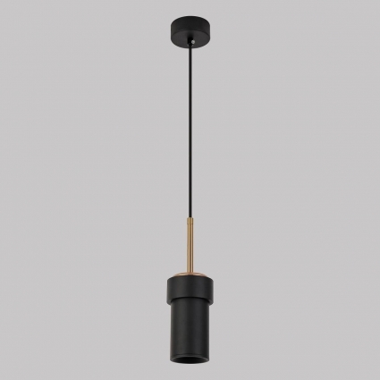 Подвесной светильник Eurosvet Pebble 50264/1 черный в стиле арт-деко, цвет черный