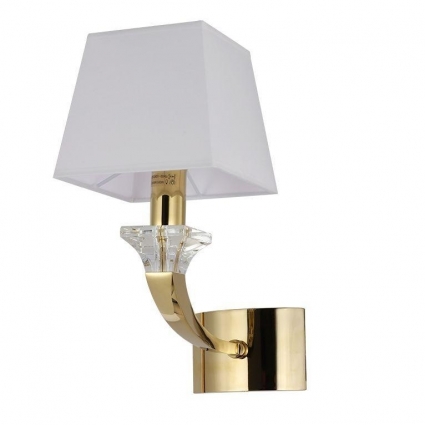 Бра Newport 11401/A gold М0067896 цвет белый, мощность 60 Вт