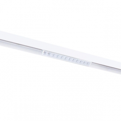 Трековый светодиодный светильник Arte Lamp Linea A4664PL-1WH в стиле Хай-тек, цвет белый