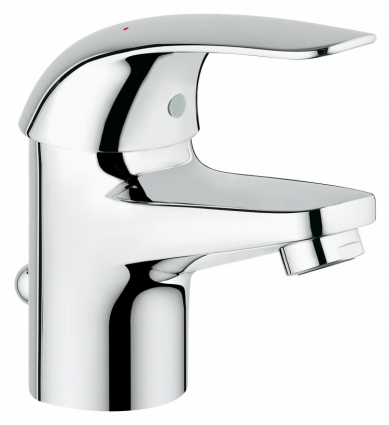 Смеситель Grohe Euroeco для раковины однорычажный, хром, высота излива 6 см
