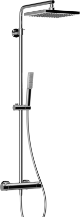 Душевая стойка Teska Devon DK 2102C хром, штанга 122 см