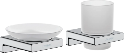 Набор Hansgrohe AddStoris 41746000 + 41749000 хром, подвесная