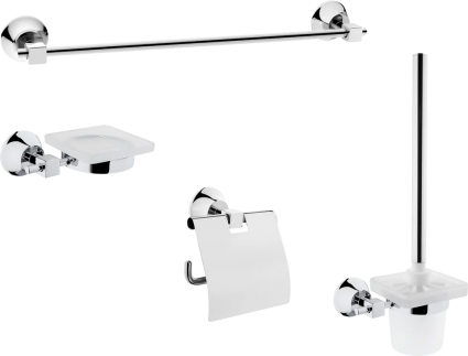 Набор VitrA Juno Classic A44418 + A44421 + A44422 + A44424 хром, подвесная