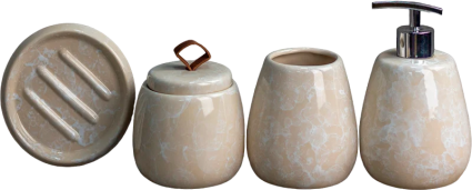 Набор Bath Plus Pietra W-CE2242BA-SET4 бежевый настольная,  в современном стиле