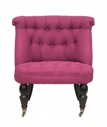 Кресло Mak-interior Aviana pink для отдыха, без подлокотников