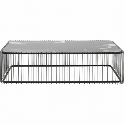 Столик журнальный KARE DESIGN Wire черного цвета стиль современный