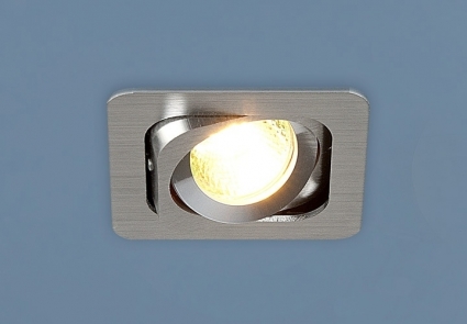 Встраиваемый светильник Elektrostandard 1021/1 MR16 CH хром 4690389055805 в стиле Хай-тек, цвет хром