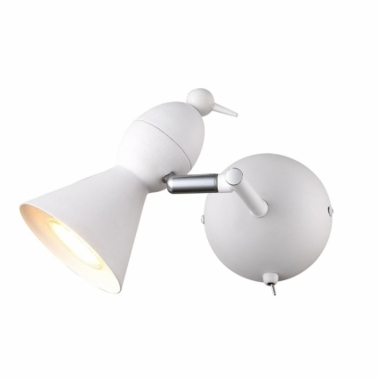 Спот Arte Lamp Picchio A9229AP-1WH в стиле Хай-тек, цвет белый, мощность 50 Вт