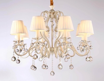 Подвесная люстра Ambrella light Traditional TR4561 в классическом стиле, цвет бежевый