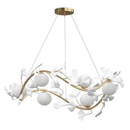 Подвесная люстра Kink Light Аста 07867-6B,33, цвет белый, мощность 60 Вт