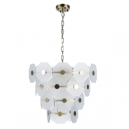 Подвесная люстра Arte Lamp Lambrusco A4069LM-7AB в стиле модерн, цвет белый