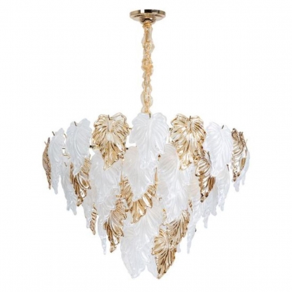 Подвесная люстра Arte Lamp Lilly A4070LM-12GO в стиле модерн, цвет золотой
