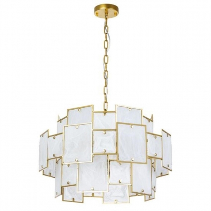 Подвесная люстра Arte Lamp Theemin A4068LM-12SG цвет белый, мощность 480 Вт