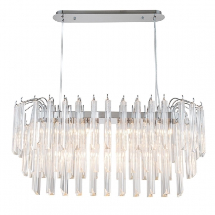 Подвесная люстра Indigo Lastrone 12035/13PL Chrome V000423 в стиле модерн, цвет хром