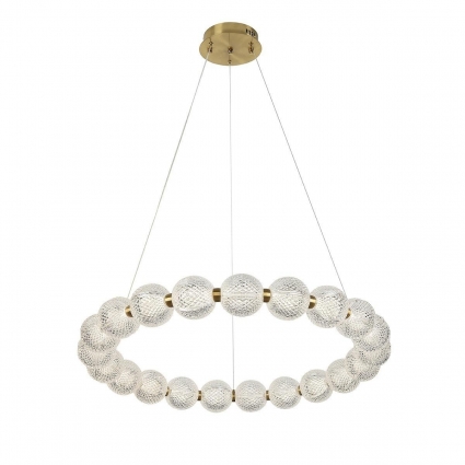 Подвесная светодиодная люстра Kink Light Клоди 07629-20,20, цвет бронза, мощность 75 Вт